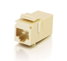 Snap-In Blank Keystone Insert Module - White