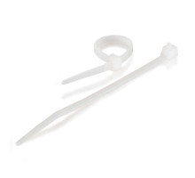 12in Screw-mountable Hook-and-Loop Cable Tie Multipack 10-Pack  TAA Compliant