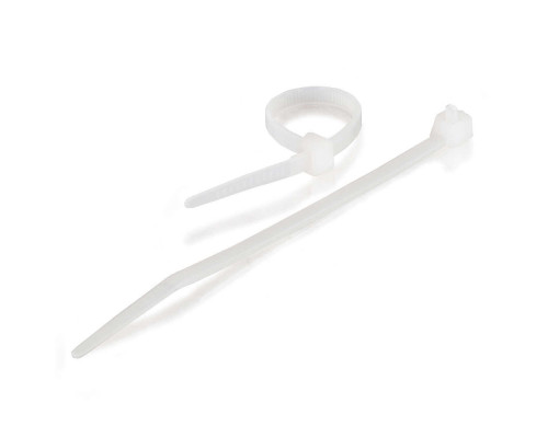 6in Cable Tie Multipack (100-Pack) (TAA Compliant) - White