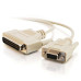 6ft 1.8m DB37 M/F Serial RS232 Extension Cable