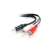 3.5mm Stereo Male to 6.3mm 1/4in Stereo Female Adapter TAA Compliant