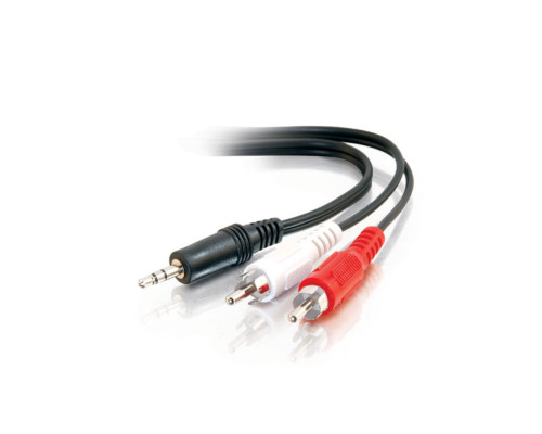 6ft (1.8m) Value Series™ One 3.5mm Stereo Male to Two RCA Stereo Male Y-Cable