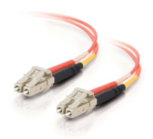 49.2ft 15m ST-ST 62.5/125 OM1 Duplex Multimode PVC Fiber Optic Cable - Orange