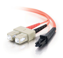 6.6ft 2m LC-LC 62.5/125 OM1 Duplex Multimode PVC Fiber Optic Cable - Red