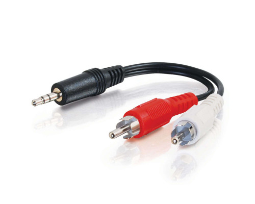 3.5mm Stereo Male to 6.3mm 1/4in Stereo Female Adapter TAA Compliant