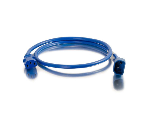 4ft 1.2m 16 AWG 250 Volt Computer Power Extension Cord IEC320C14 to IEC320C13  TAA Compliant