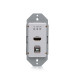 HDMI® HDBaseT + VGA, 3.5mm, and USB-B to A over Cat Extender Wall Plate Transmitter to Box Receiver - 4K 60Hz