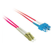 49.2ft 15m LC-LC 62.5/125 OM1 Duplex Multimode Fiber Optic Cable - Plenum CMP-Rated - Orange