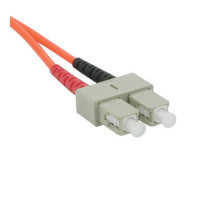 16.4ft 5m SC-ST 62.5/125 OM1 Duplex Multimode PVC Fiber Optic Cable - Orange