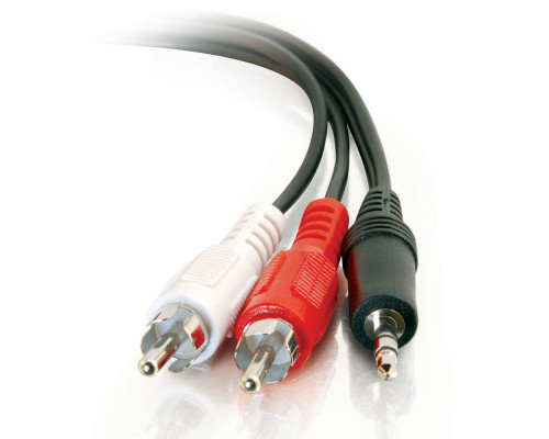 3.5mm Stereo Male to 6.3mm 1/4in Stereo Female Adapter TAA Compliant