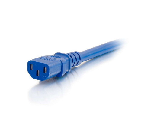 6ft (1.8m) 18AWG Power Cord (IEC320C14 to IEC320C13) - Blue