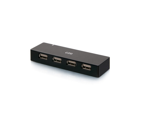 4-Port USB-A Hub with 5V 2A Power Supply