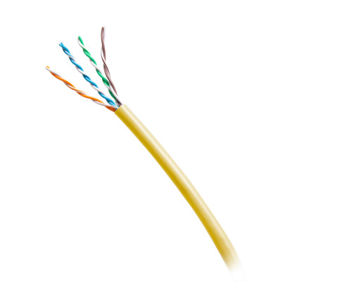 1000ft 304.8m TAA-Compliant Cat6 Bulk Unshielded UTP Ethernet Network Cable with Solid Conductors-Plenum CMP-Rated - Black