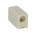 RJ11 4-pin Modular Crossed Inline Coupler