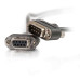 15ft (4.6m) Serial RS232 DB9 Null Modem Cable with Low Profile Connectors M/F - In-Wall CMG-Rated