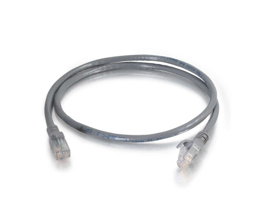 100ft 30.5m Cat6 Non-Booted UTP Unshielded Ethernet Network Patch Cable - Plenum CMP-Rated TAA Compliant - Gray