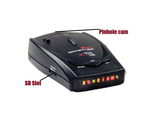 Radar Detector Hidden Camera w/ DVR & Battery Option
