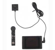 Professional Grade Hand Held Portable DVR and Button Camera Set