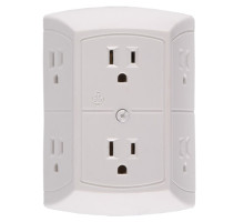 Portable 6 Power Outlet Hidden Camera w/ DVR & Battery