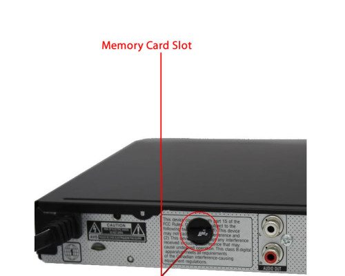 Blu-Ray DVD Player Hidden Camera w/ DVR Wifi Remote View