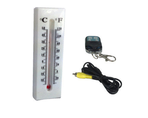 Thermometer Hidden Camera w/ Motion Detection Recording