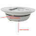 Dual 4K Camera Hardwired Smoke Detector Hidden Camera w/ WiFi Remote View