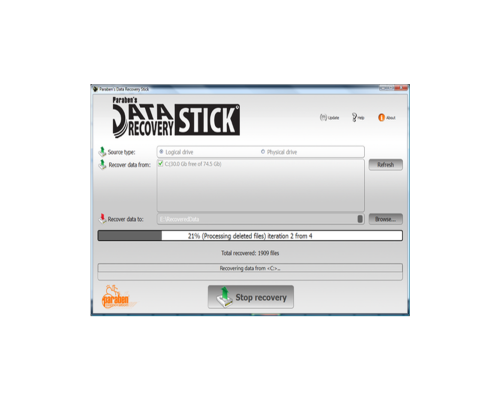 Forensic Data Recovery Stick for Windows OS