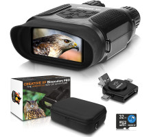 Digital Recording Night Vision Binoculars 7x Optical Zoom w/ 4