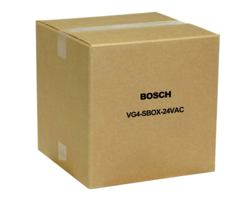 Bosch VG4-SBOX-24VAC AutoDome Modular Power Supply Box with No Transformer, 24VAC, White