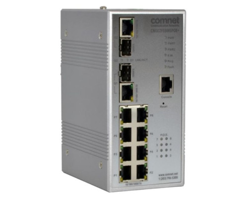 Comnet CNGE2FE8MSPOE+ Hardened Managed Ethernet Switch