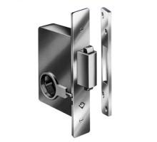 Adams Rite 2331-626 Heavy Duty Deadbolt for Sliding Glass Door, Satin Chrome