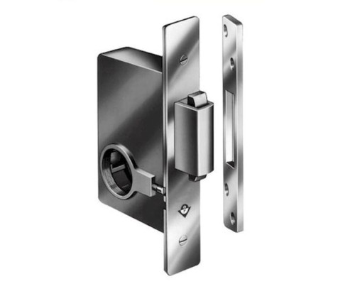 Adams Rite 2331-626 Heavy Duty Deadbolt for Sliding Glass Door, Satin Chrome