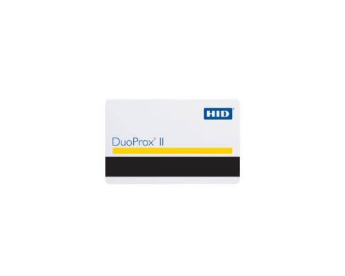 Interlogix 01-0332-2 DuoProx II Card ISO-thin, Imageable Proximity Access Card with Magnetic Stripe