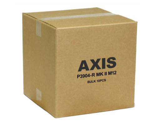 Axis 01071-021 P3904-R 1280x720 Network Dome Camera 3.6mm Lens 10 Pack