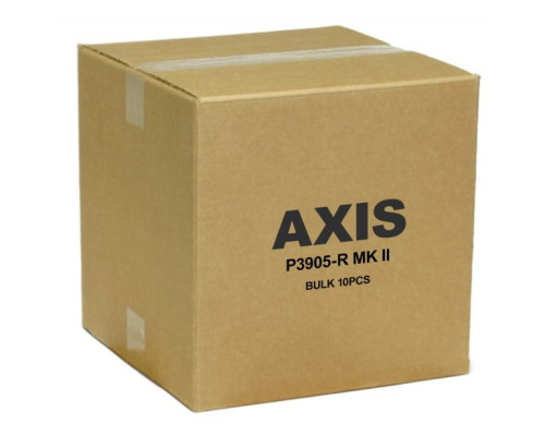 Axis 01072-021 P3905-R 1920x1080 Network Dome Camera 3.6mm Lens 10Pack