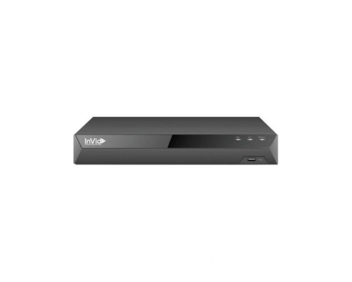 InVid ED2A-4-8TB 4 Channel TVI/AHD/CVI/Analog/IP Universal Port Digital Video Recorder, 8TB