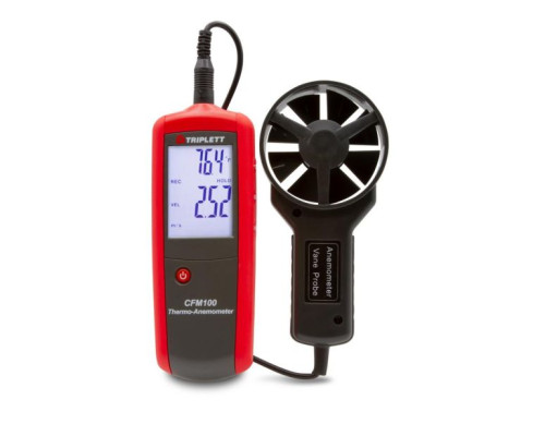 Triplett CFM100-NIST CFM/CMM Thermo-Anemometer with Certificate of Traceability to N.I.S.T.