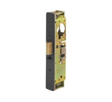 Adams Rite 4920AN-45-000-335 Heavy Duty Deadlatch (ANSI Size) with Flat Faceplate in Black Anodized