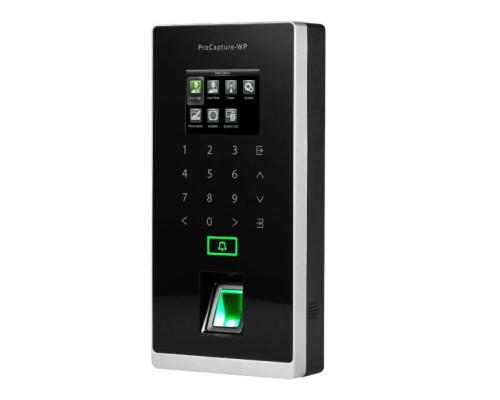 ZKTeco ProCapture-WP Standalone Fingerprint Access Control IP65 Reader with Advanced SilkID Technology