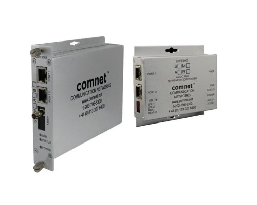 Comnet CNFE2004M1A/M 1 Fiber 2 Channel 100 Mbps Media Converter