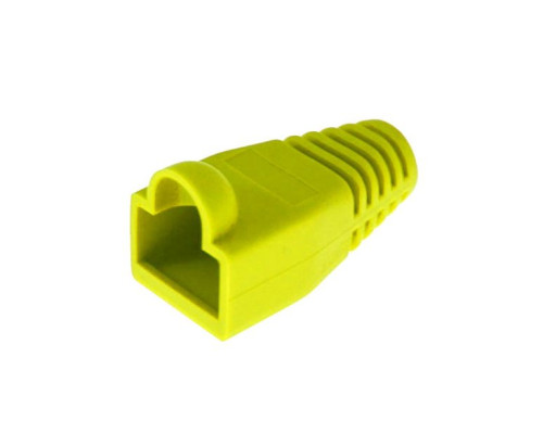 Platinum Tools 105096 RJ45 Boot, 7.0 mm Max OD, Yellow 100 Pack