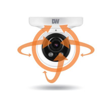 Digital Watchdog DWC-MPVA5WiAT 5 Megapixel Network Vandal Ball Camera IVA+ with 2.7-13.5mm Lens