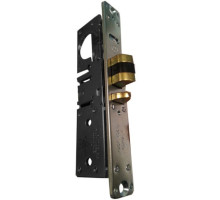 Adams Rite 4510-16-101-335 Standard Deadlatch with Flat Faceplate in Black Anodized