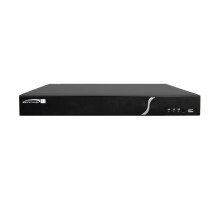 Speco H16HRLN2TB 16 Channel Hybrid Recorder 8 Hybrid (TVI or IP) + 8 IP, NDAA, 2TB