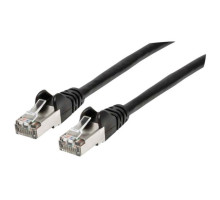 Intellinet 313834 Cat6a S/FTP Patch Cable, 1 Feet, Black