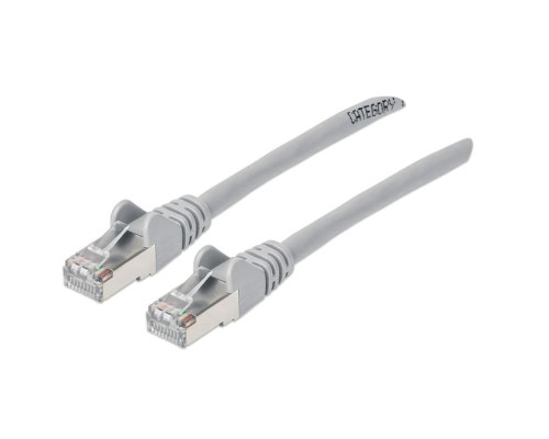 Intellinet 743136 Cat6a S/FTP Network Patch Cable, 3 Feet, Gray