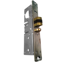 Adams Rite 4511W-36-628 Standard Deadlatch with Radius Faceplate with Weatherstrip in Clear