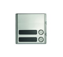 Urmet 1758-108 Sinthesi Steel Frontal Panel W/2 Buttons