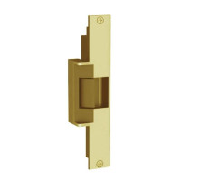 Folger Adam 310-2-F-24D-606-LCBMA Fail Safe Electric Strike with Latchbolt and Locking Cam Monitor in Satin Brass