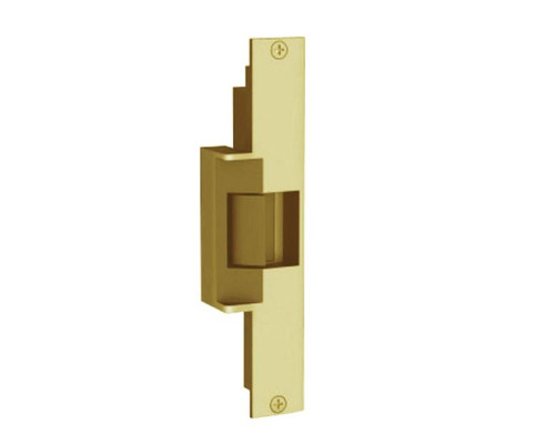 Folger Adam 310-2-F-24D-606-LCBMA Fail Safe Electric Strike with Latchbolt and Locking Cam Monitor in Satin Brass